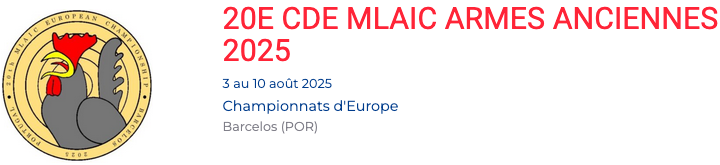 CHAMPIONNAT D’EUROPE ARMES ANCIENNES: bilan des Franciliens