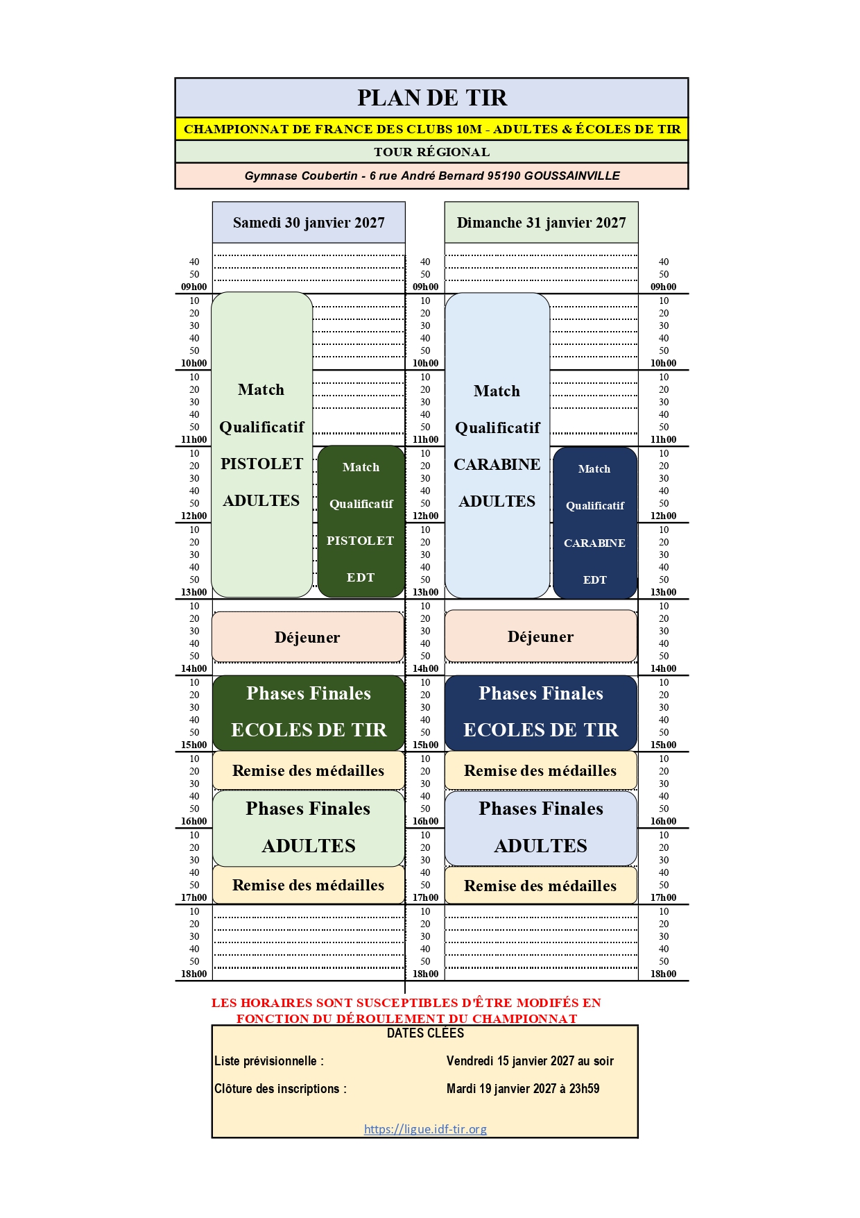 REG CDFC 10M ADULTES & EDT 26-27 plan de tir